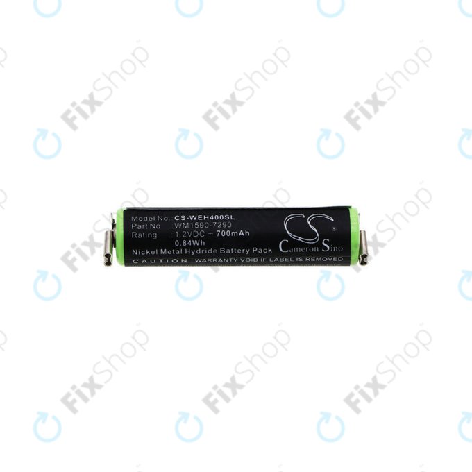 Battery for Wella Bella, Chromini, Super, Contura HS61, 700mAh, Ni-MH, 1.2V, WM1590-7290, HQ
