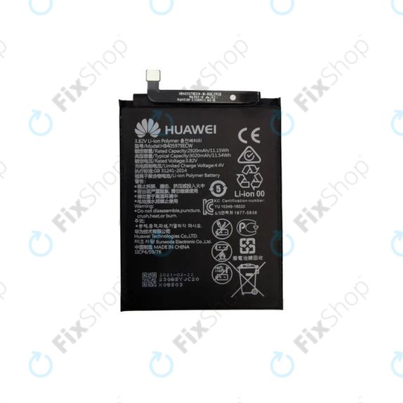 Huawei Nova CAN-L11, Y5 (2017), P9 Lite Mini, Y5 (2019), Y6 (2017) MYA-L03, Y6 (2019) - Battery HB405979ECW 3020mAh - 24022116, 24022610, 24022965, 24022837 Genuine Service Pack
