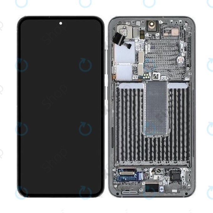 Samsung Galaxy S23 S911B - LCD Display + Touch Screen + Frame (Green) - GH82-30481C, GH82-30480C Genuine Service Pack