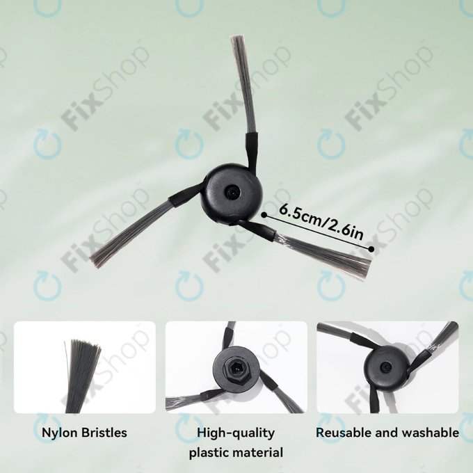 Side Brush, 2pcs for Xiaomi Dreame X50 Ultra, X40 Ultra, L40 Ultra, L40s Pro Ultra, Mova V50 Ultra, P60