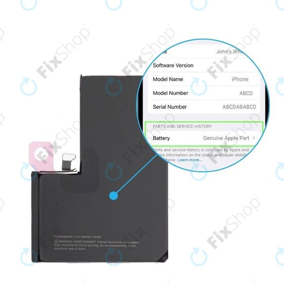 Battery for iPhone 15 Pro | 661-35694 | 3274mAh | Genuine Apple