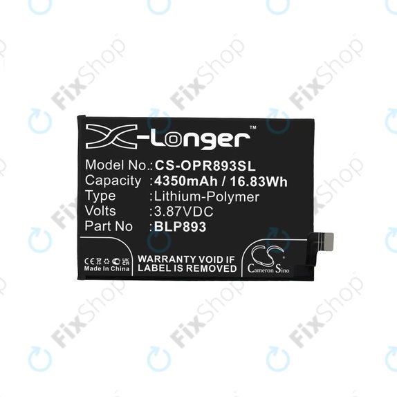 Realme GT 2 Pro 5G, GT Neo 2 5G - Battery BLP887 2150mAh HQ