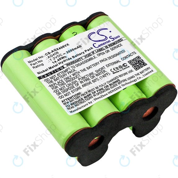 AEG Electrolux Rapido ZB-series - Battery AG406 Ni-MH 7.2V 2000mAh HQ