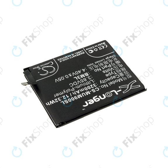 Battery for Xiaomi Mi 9, 3200mAh, Li-Pol, 3.85 V, BM3L, HQ
