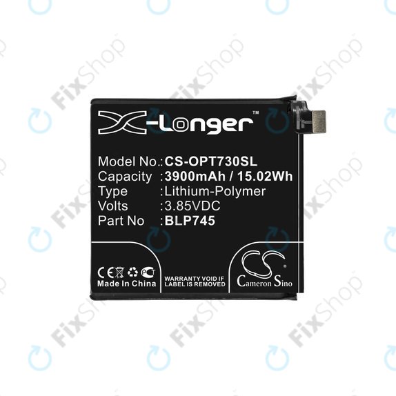 OnePlus 7T Pro - Battery BLP745 3900mAh HQ
