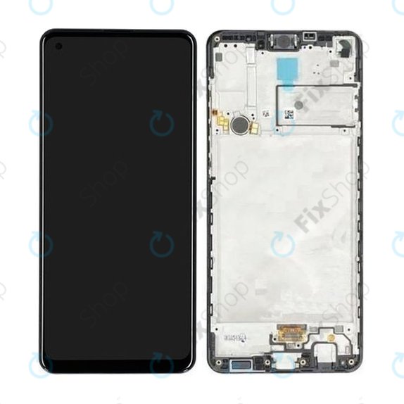 Samsung Galaxy A21s A217F - LCD Display + Touch Screen + Frame (Black) - GH82-22988A, GH82-23137A , GH82-24641A, GH82-24642A, GH82-23089A Genuine Service Pack
