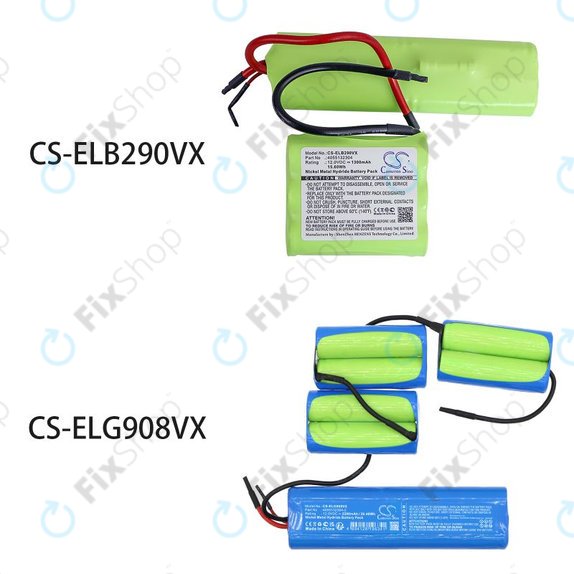 Battery for AEG, Electrolux, 1300mAh, Ni-MH, 12V, 4055132304, HQ