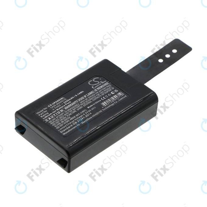 Battery for Unitech HT680, 2200mAh, Li-Ion, 3.7V, 1400-900005G, HQ