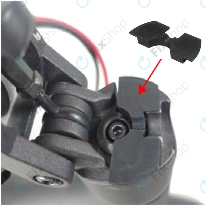 Xiaomi Mi Electric Scooter 1S, 2 M365, Essential, Pro, Pro 2 - Vibration Dampers (Black) - 3pcs