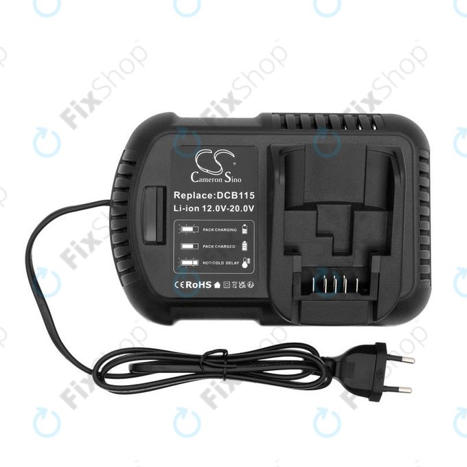 Charger for DeWalt 12-20V, DCB115, HQ