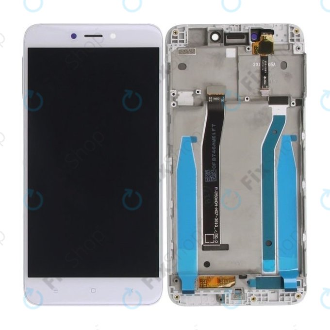 Xiaomi Redmi 4X - LCD Display + Touch Screen + Frame (White) TFT