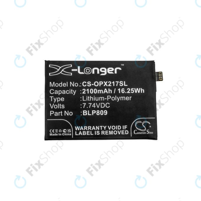 Realme Q2 Pro RMX2173, GT Master 5G RMX3363 - Battery BLP809 2100mAh HQ