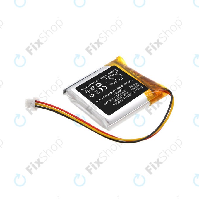 Battery for Sennheiser GSP 350, 500, 670, 350mAh, Li-Pol, 3.7V, AHB552826TPC-2, HQ