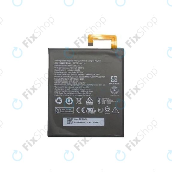 Lenovo Tab 2 A8-50, S8-50 - Battery L13D1P32 4290mAh