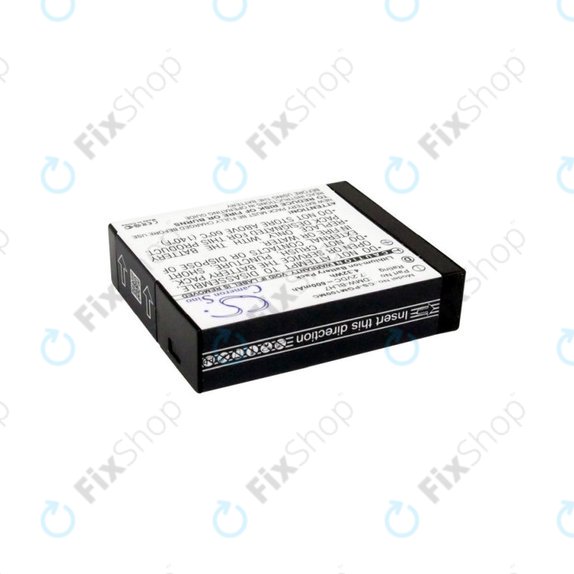 Battery for Panasonic Lumix DMC, 600mAh, Li-Ion, 7.2V, DMW-BLH7, HQ