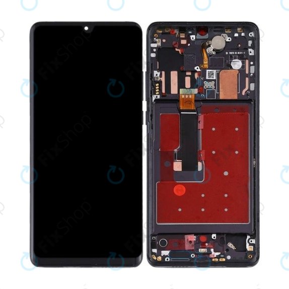 Huawei P30 Pro, P30 Pro 2020 - LCD Display + Touch Screen + Frame (Black) OLED