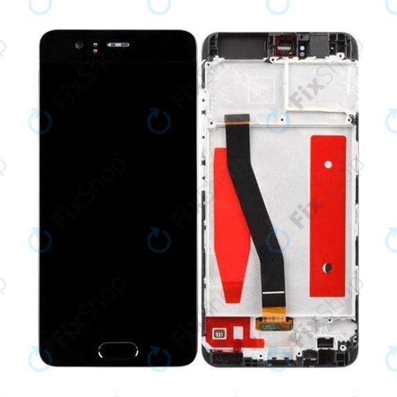 Huawei P10 - LCD Display + Touch Screen + Frame (Black) TFT