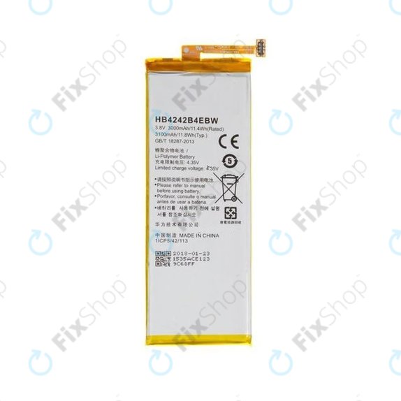 Huawei Honor 6, Huawei Honor 4X - Battery HB4242B4EBW 3100mAh