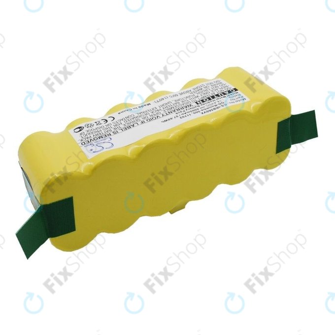 iRobot Roomba 500, 600, 700, 800, 900-series, R3, Scooba 450, Vileda 137173 - Battery 11702, GD-Roomba-500, VAC-500NMH-33 Ni-MH 14.4V 4000mAh HQ