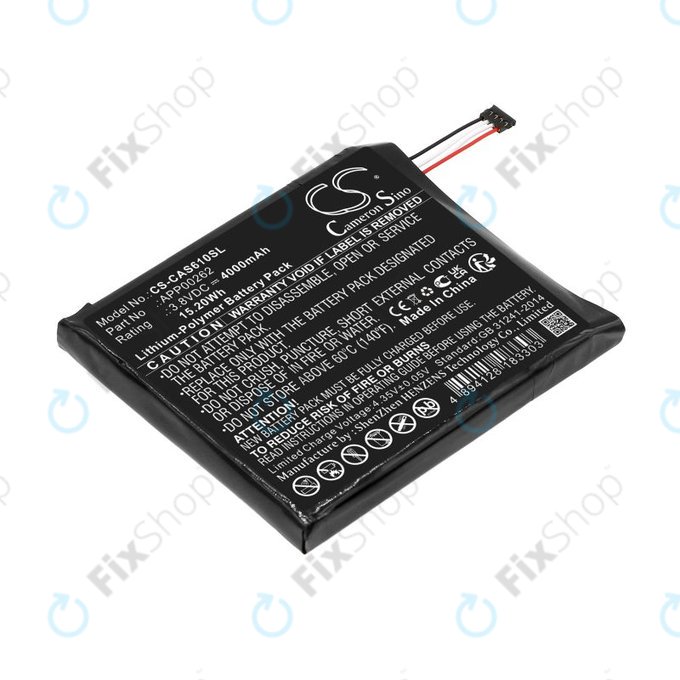 Battery for CAT S61, 4000mAh, Li-Pol, 3.8V, APP00262, HQ