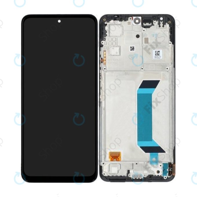 Xiaomi Redmi Note 12 5G - LCD Display + Touch Screen + Frame (Onyx Grey) - 560001M17P00 Genuine Service Pack