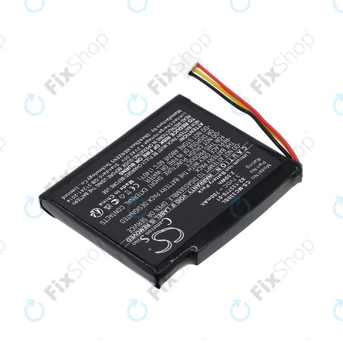 Battery for Motorola CS3070, CS3300, Zebra CS3070, 700mAh, Li-Ion, 3.7V, 82-133770-01, HQ