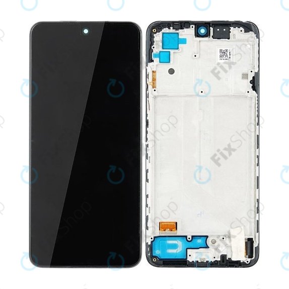 Xiaomi Redmi Note 10 - LCD Display + Touch Screen + Frame (Onyx Gray) - 5600020K7A00 Genuine Service Pack