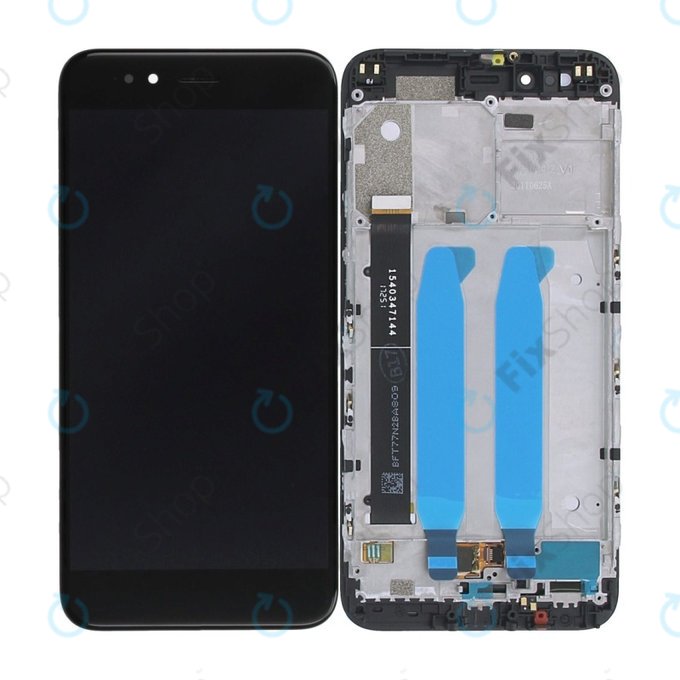 Xiaomi Mi A1(5x) - LCD Display + Touch Screen + Frame (Black) - 5606100060B6 Genuine Service Pack