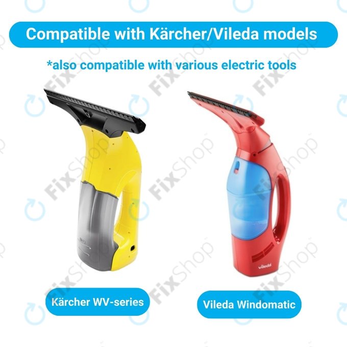 Karcher WV1, WV2, WV2 Plus, WV2 Premium, WV50 Plus, WV70 Plus - Battery INR18650 Li-Lon 3.7V 2900mAh HQ