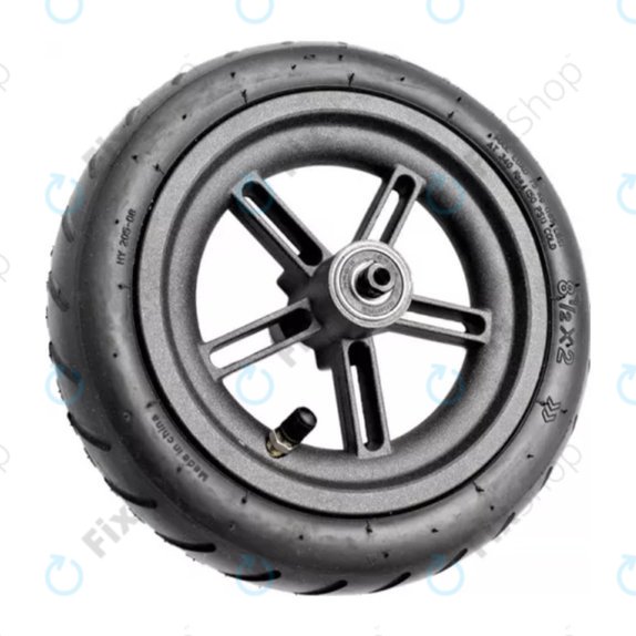Xiaomi Mi Electric Scooter 1S, 2 M365, Essential - Rear Wheel Set (Black) - C002550001900, C002550003500 Genuine Service Pack