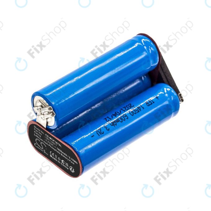 Battery for Ermila Bellina, Moser Chrom Style Pro 1871, 1800mAh, LiFePO4, 3.2V, 1871-0071, HQ