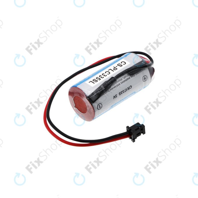 Battery for Mitsubishi CR17335SE-R, Sanyo GT15-BAT, 1800mAh, Li-MnO2, 3V, Q6BAT, HQ
