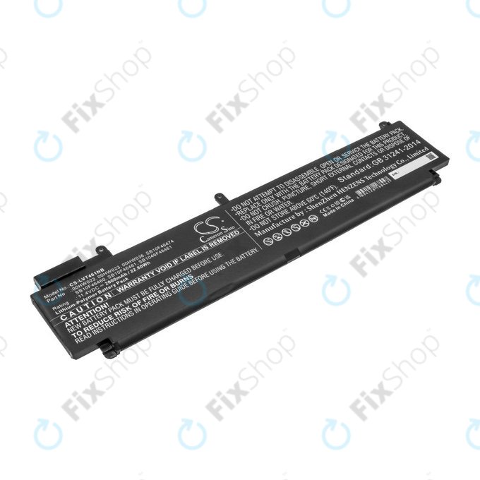 Battery for Lenovo ThinkPad T460s, T470s, 2000mAh, Li-Pol, 11.4V, 00HW022, HQ
