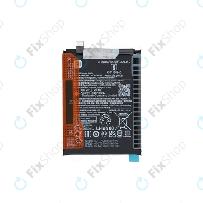 Xiaomi Poco X5 - Battery BN5J 5000mAh - 46020000F41Y Genuine Service Pack