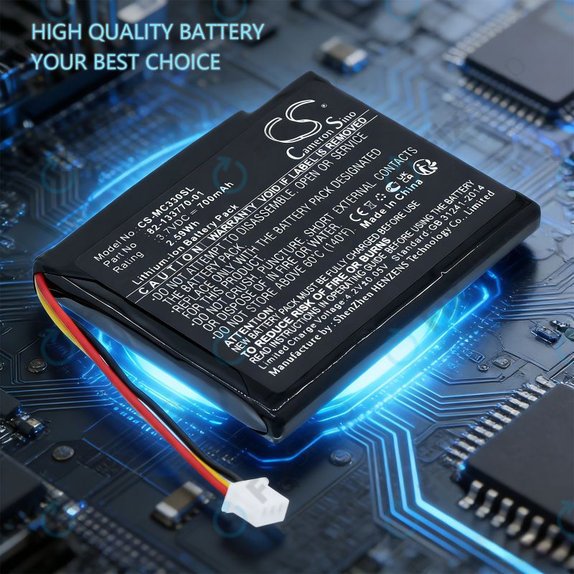 Battery for Motorola CS3070, CS3300, Zebra CS3070, 700mAh, Li-Ion, 3.7V, 82-133770-01, HQ