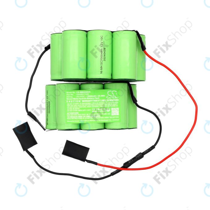 Battery for Bosch BBBH 22042, BBH 22042/01, 2000mAh, Ni-MH, 20.4V, VXAS011V20, HQ