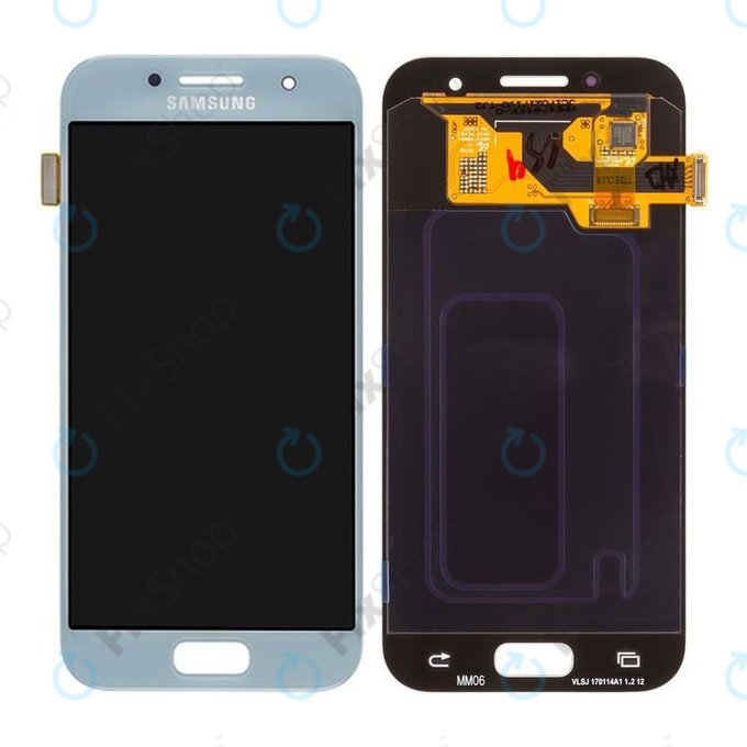 Samsung Galaxy A3 A320F (2017) - LCD Display + Touch Screen (Blue Mist) - GH97-19732C, GH97-19753C Genuine Service Pack