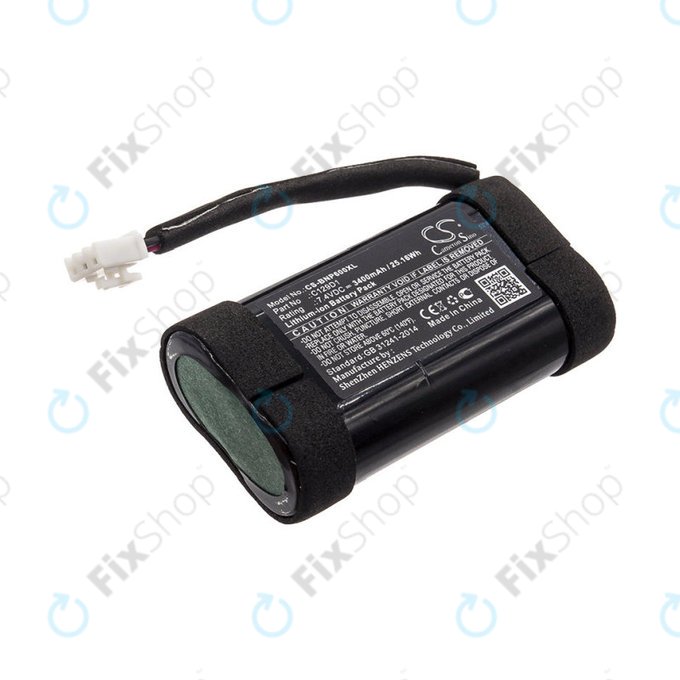Battery for Bang & Olufsen Beoplay P6, 3400mAh, Li-Ion, 7.4V, C129D1, HQ