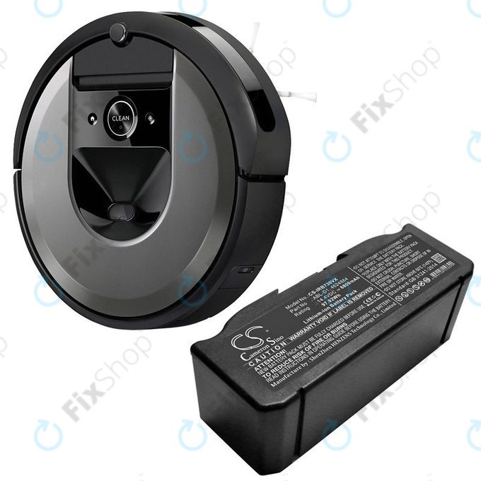 iRobot Roomba e-series, i-series - Battery ABL-D1, 4624864, ABL-D2 Li-Ion 14.4V 6800mAh HQ