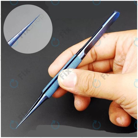 2UUL BlueT Straight Head - Titanium Alloy Tweezer for Precise Wire Jump (0.1mm)