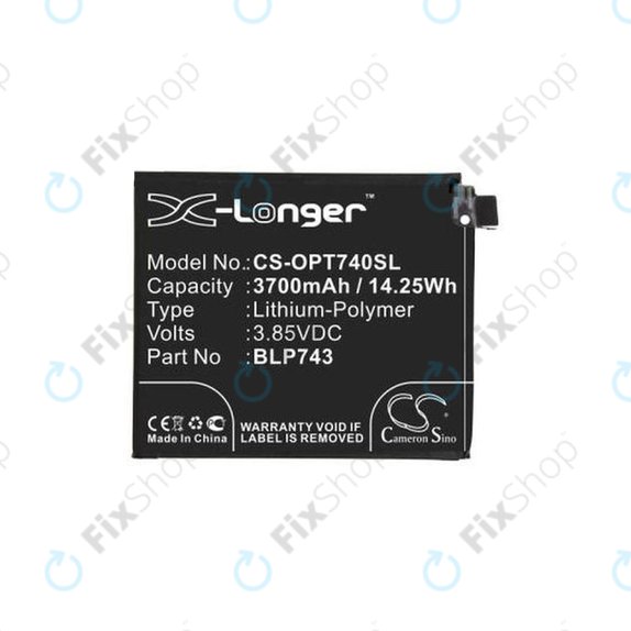 OnePlus 7T - Battery BLP743 3700mAh HQ