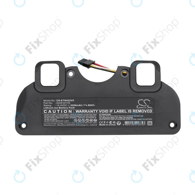Battery for ETA 4228 Navaggio Profi, 5200mAh, Li-Ion, 14.4V, 4228 00100, HQ