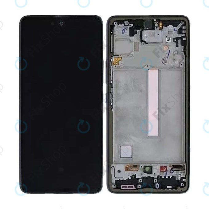 Samsung Galaxy A73 A736 - LCD Display + Touch Screen + Frame (Black) TFT