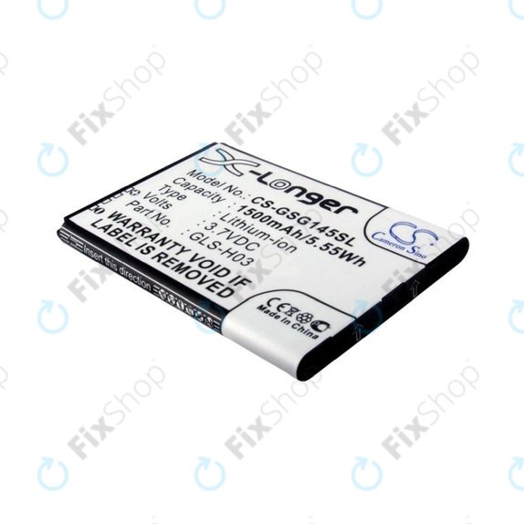 Battery for Gigabyte GSmart G1345, 1500mAh, Li-Ion, 3.7V, GLS-H03, HQ