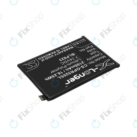 Battery for Oppo Reno 5 Pro, 2100mAh, Li-Pol, 7.74 V, BLP823, HQ