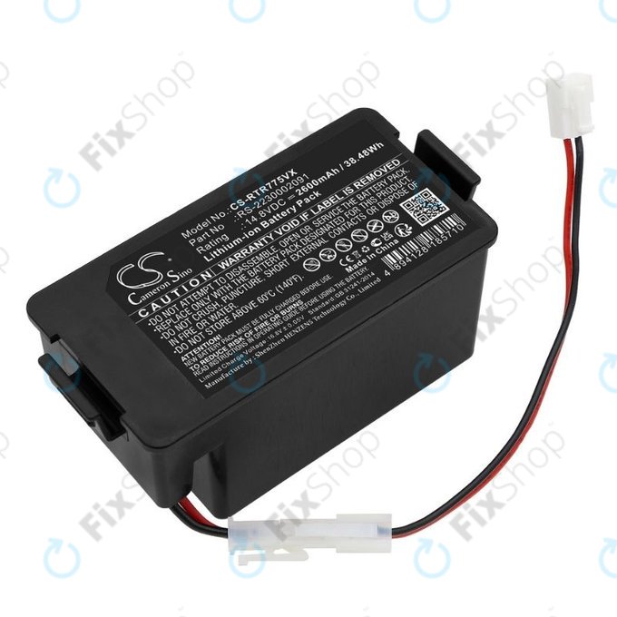 Rowenta RR7774, RR7755, Tefal RG7765 - Battery RS-2230002091 Li-Ion 14.8V 2600mAh HQ