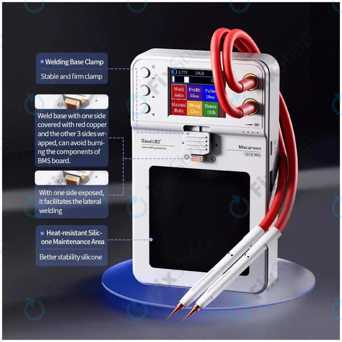 QianLi Macaron Max - Micro Spot Welder Set for Battery Flex Repair (iPhone 11 - 14 Pro Max)