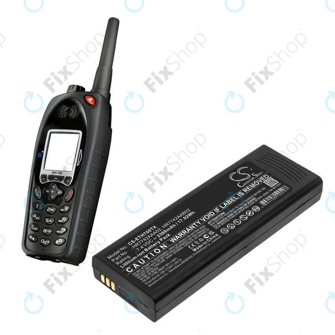 Battery for EADS P3G, TPH700, 2300mAh, Li-Ion, 7.4V, HR7742AAA02, HQ