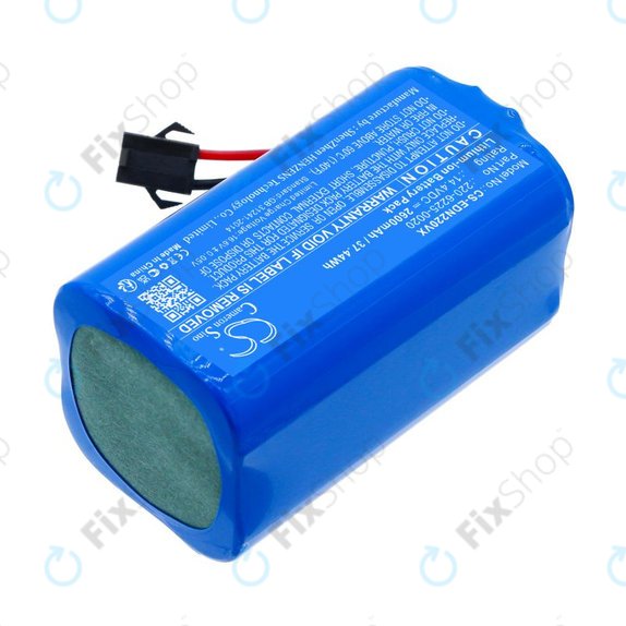 Battery for Lenovo, Neebo, Prixton, Ecovacs, Ultenic, 2600mAh, Li-Ion, 14.4V, 220-6225-0020, HQ