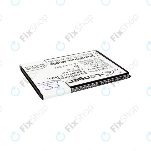Battery for Gigabyte Gsmart Roma, R2, Li-ion, 3.7V, 1400mAh, HQ